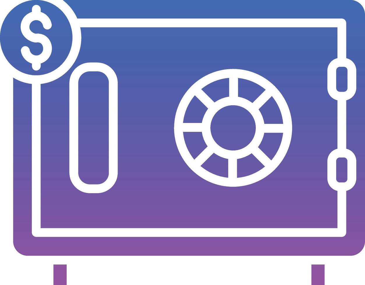 Safebox Illustration Icon vector