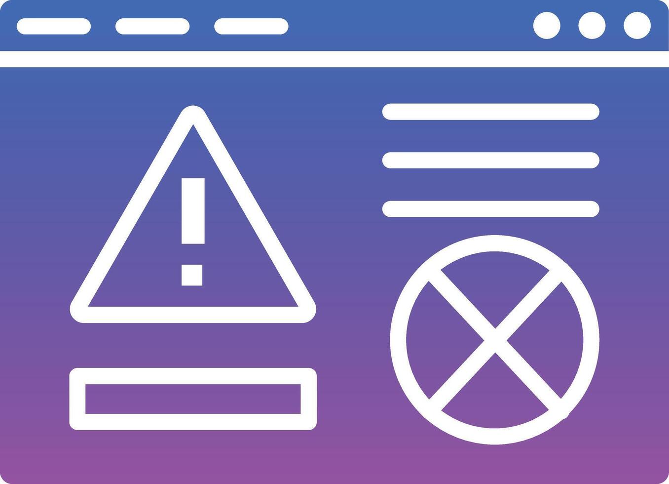 Website Error Illustration Icon vector