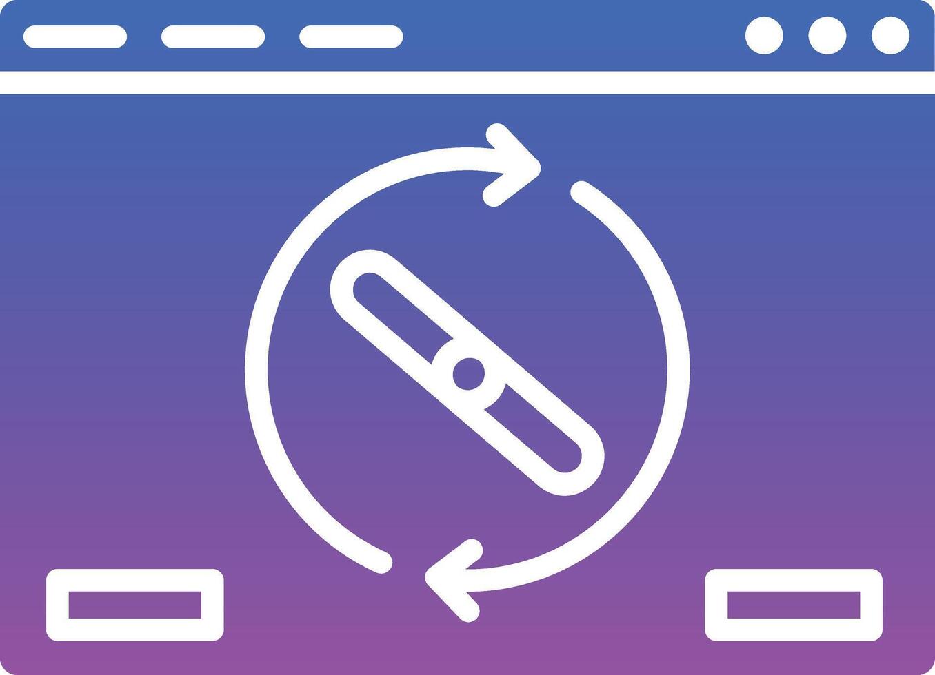 Backlink Illustration Icon vector