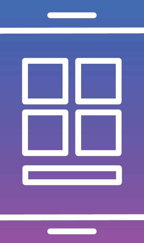 Mobile App Illustration Icon vector