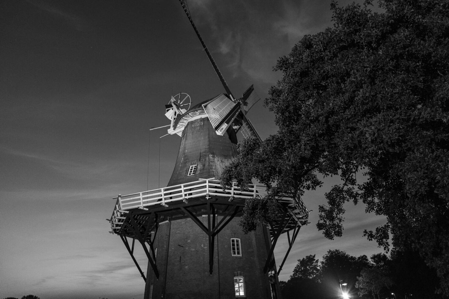 Greetsiel windmill at night photo