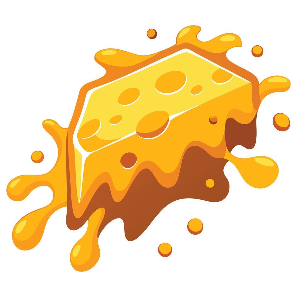 Enhance Your Designs with Cheese Splash. vector