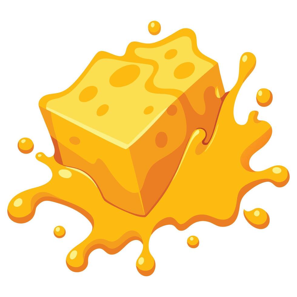 Bring Designs to Life with Cheese Splash. vector