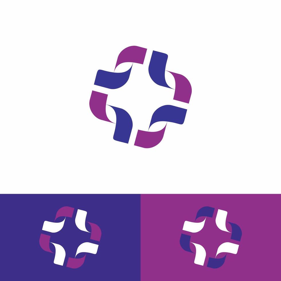 Letter S and Windmill Spin Logo Design vector