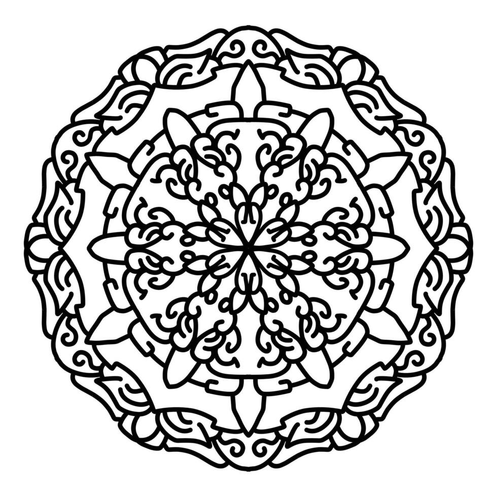 mandala design decorative element vector