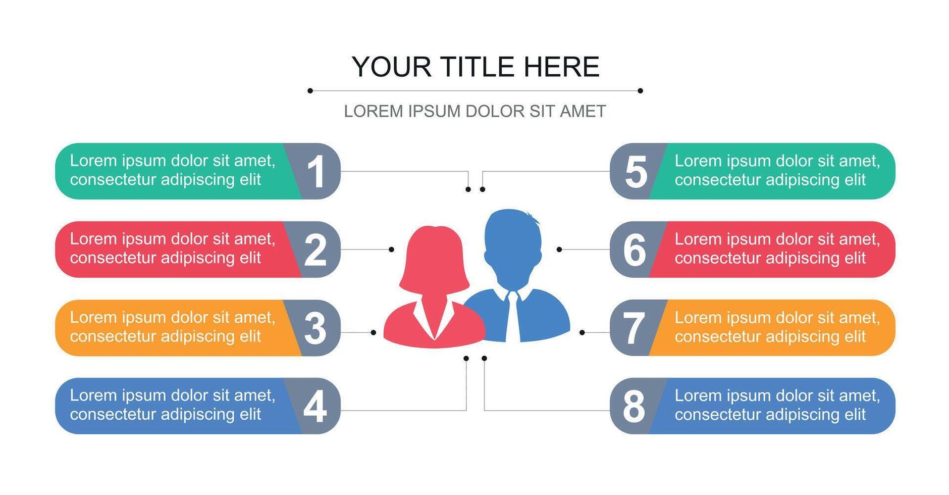 A business infographics teamwork vector