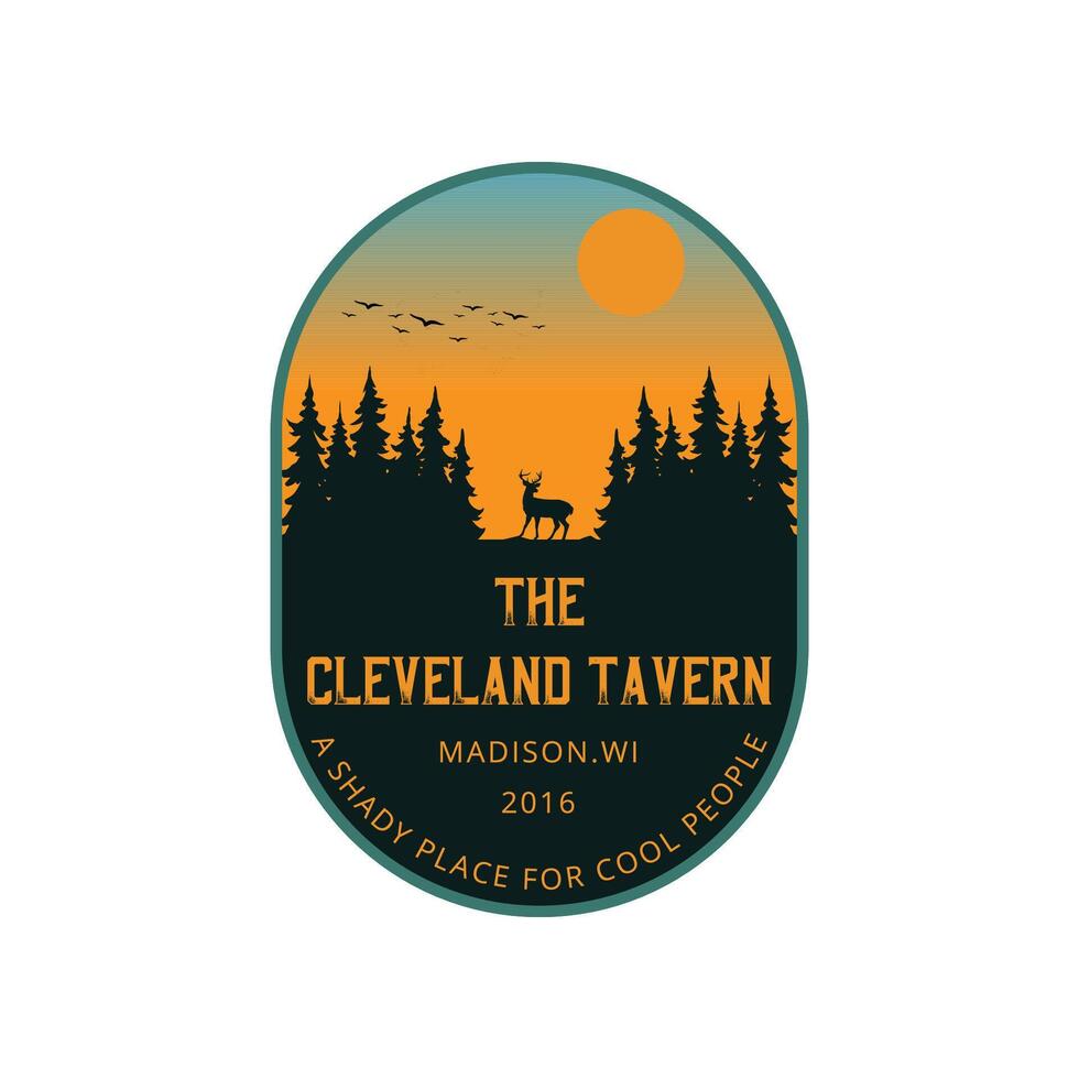 The Cleveland tavern logo vector