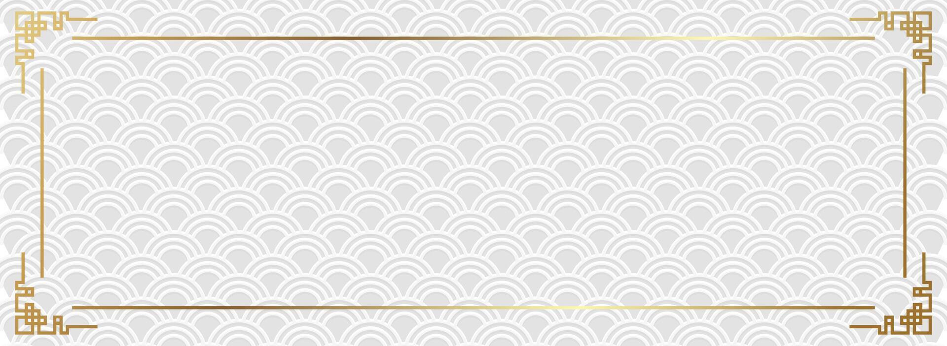 Festive New Year background in Chinese style. Frame with traditional pattern. Happy New Year of the Snake vector