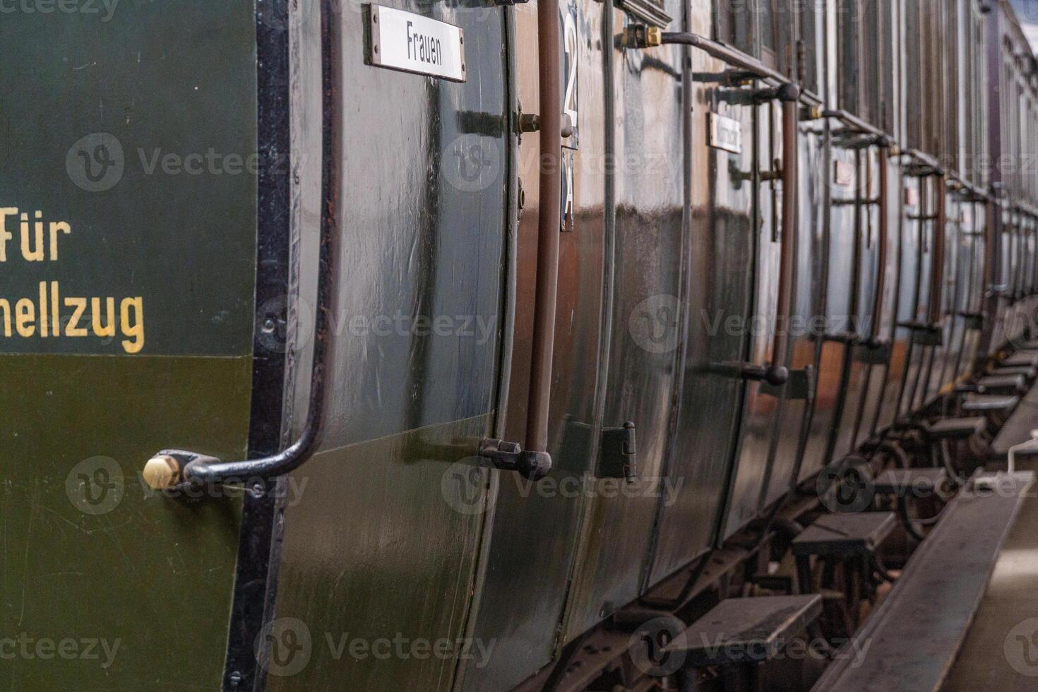 waggons of a railroad in germany photo