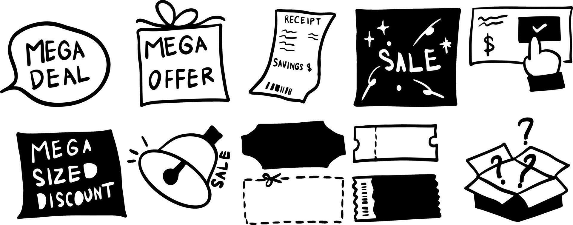 Black Friday Shopping Art for Retail and Sales Creations vector