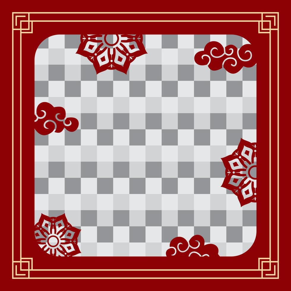 Ilustration Icon Chinese Border And Frames vector