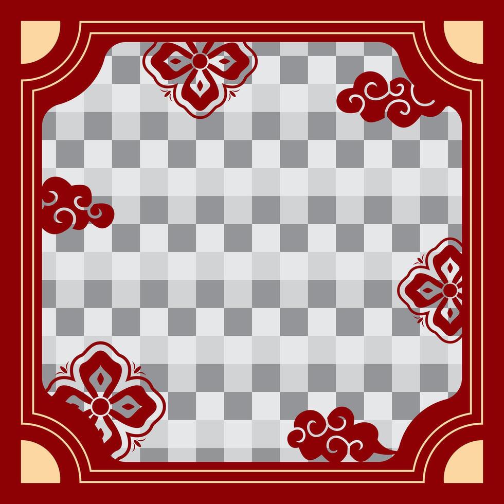 Border Frames Chinese and invitation vector