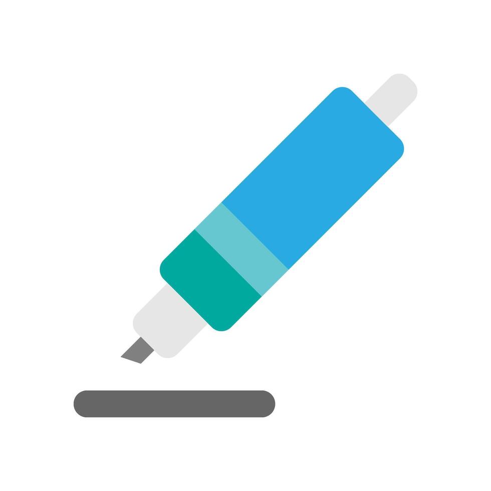 Pen flat icons. Writing tool symbols are suitable for school and office needs. vector
