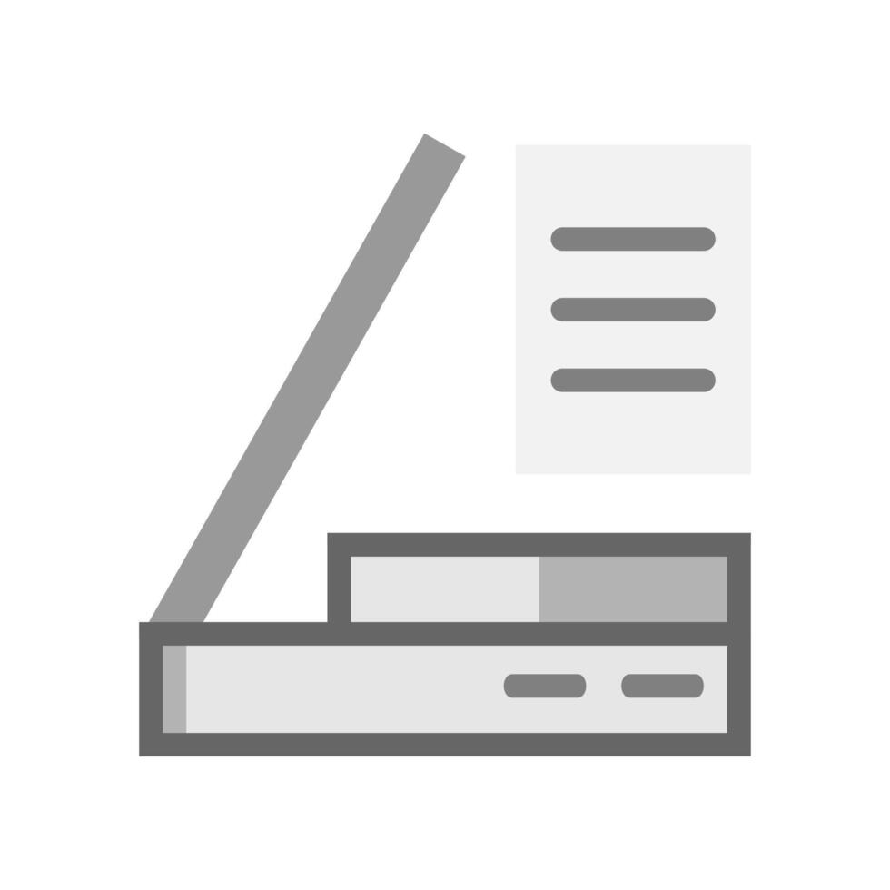 Scanner machine flat icons. with a simple and fresh design. vector