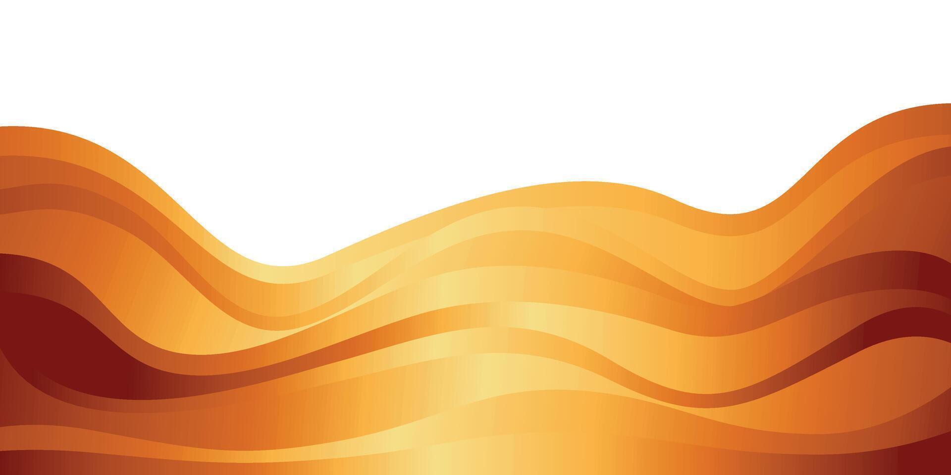 modern simple gold wave background vector