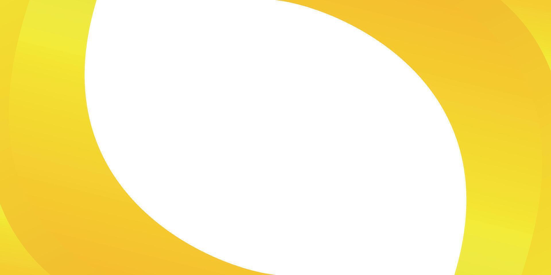 simple abstract yellow wave background vector