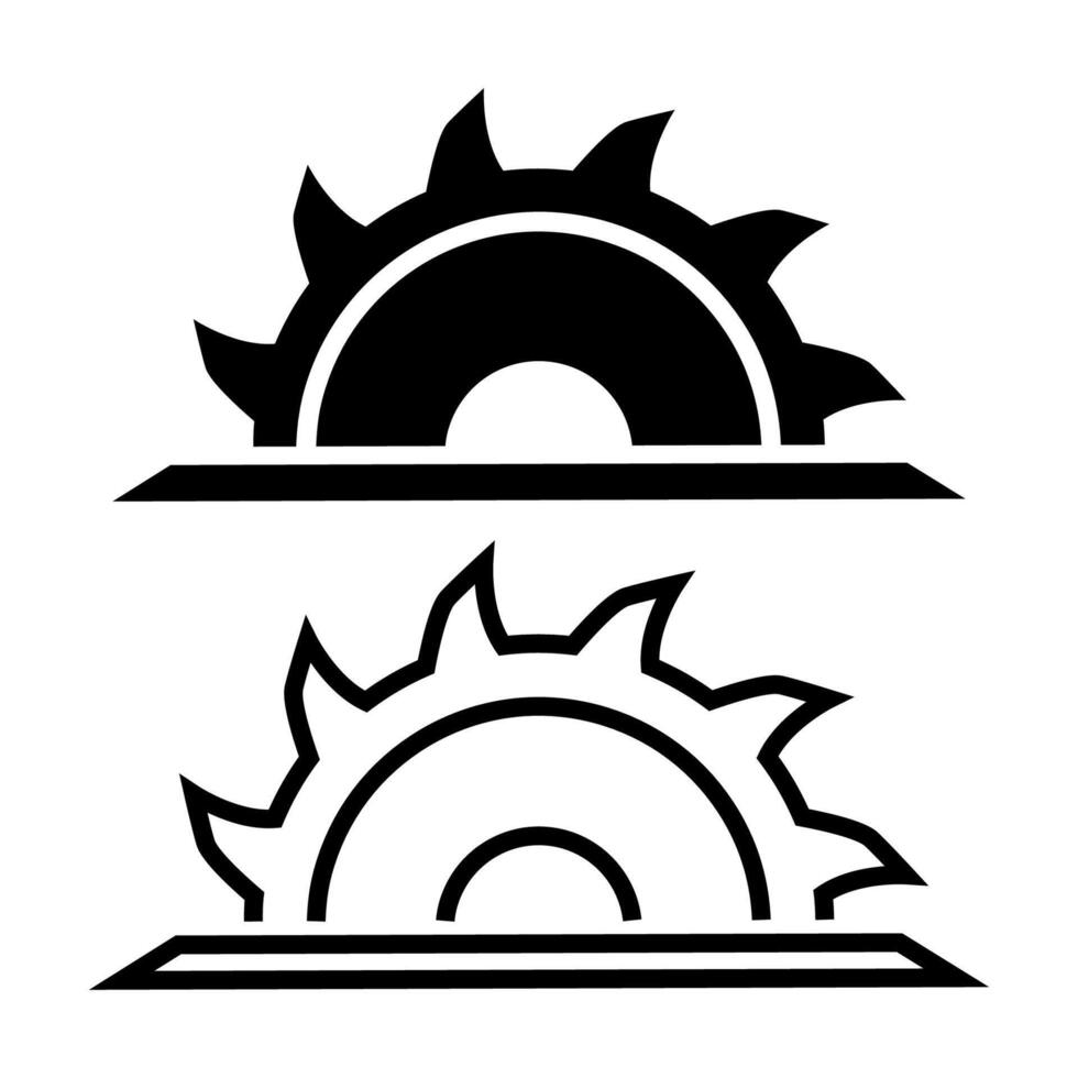 Circular Saw Blade Graphic Design illustration vector