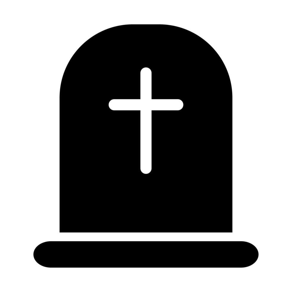 Grave, Rip, Death flat icon for your web site design, logo, app, UI. illustration vector