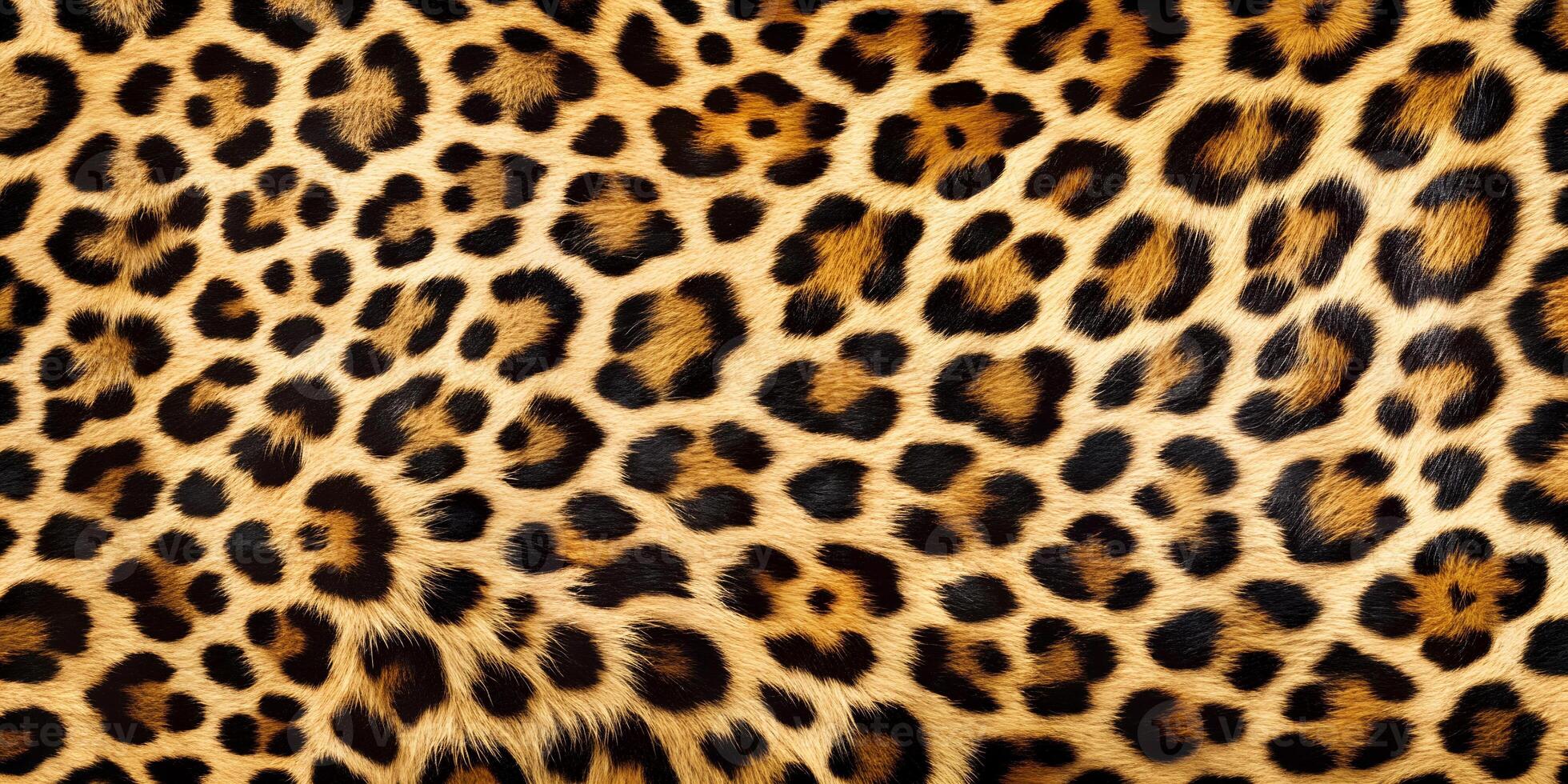Classic Leopard Seamless Repeating Pattern Design photo