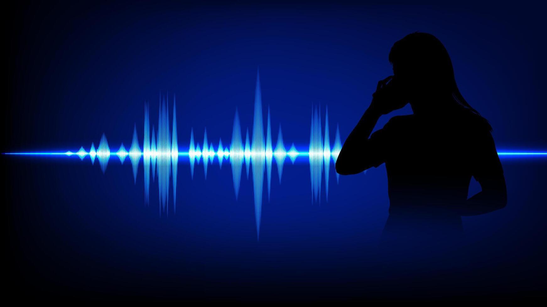 silhouettes woman individuals engaged in a telephone conversation. Each figure is holding a telephone handset to their ear. suggesting a direct and personal mode of communication vector