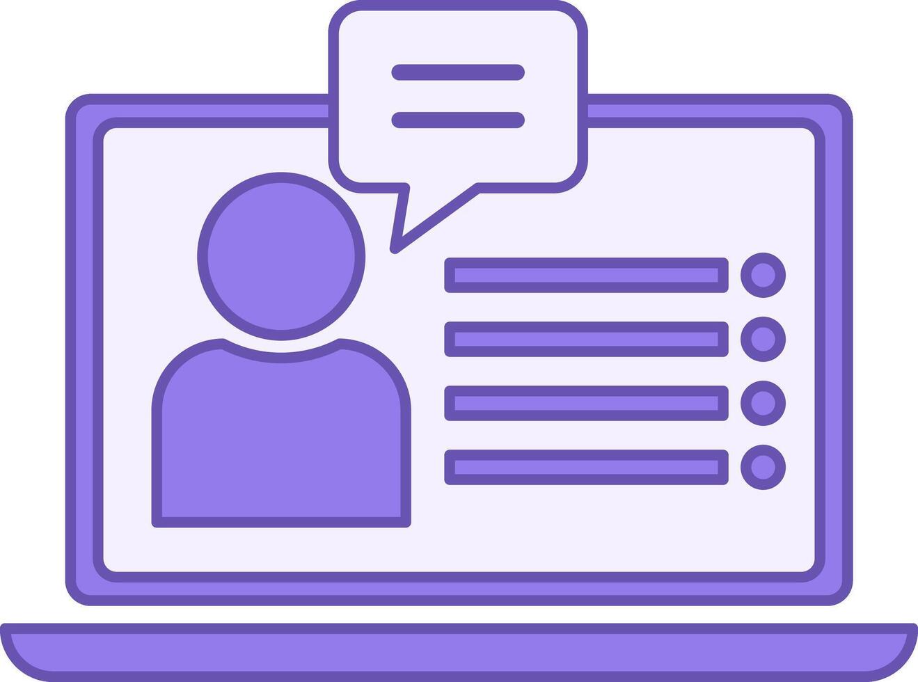 Mentor Color Icon. Teacher Teaching Students Online. Lesson On Laptop. Online Education Concept vector