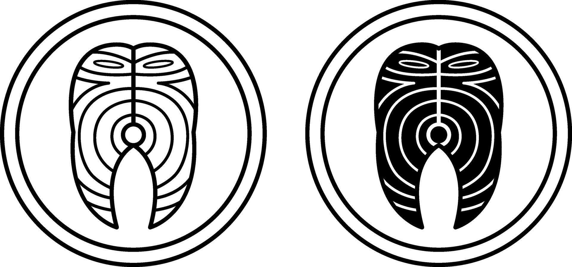 Labels Tuna. Black And White Icons. Piece Of Fish, Seafood. Cat's Food Properties. Sticker For Packaging Of Food Products vector