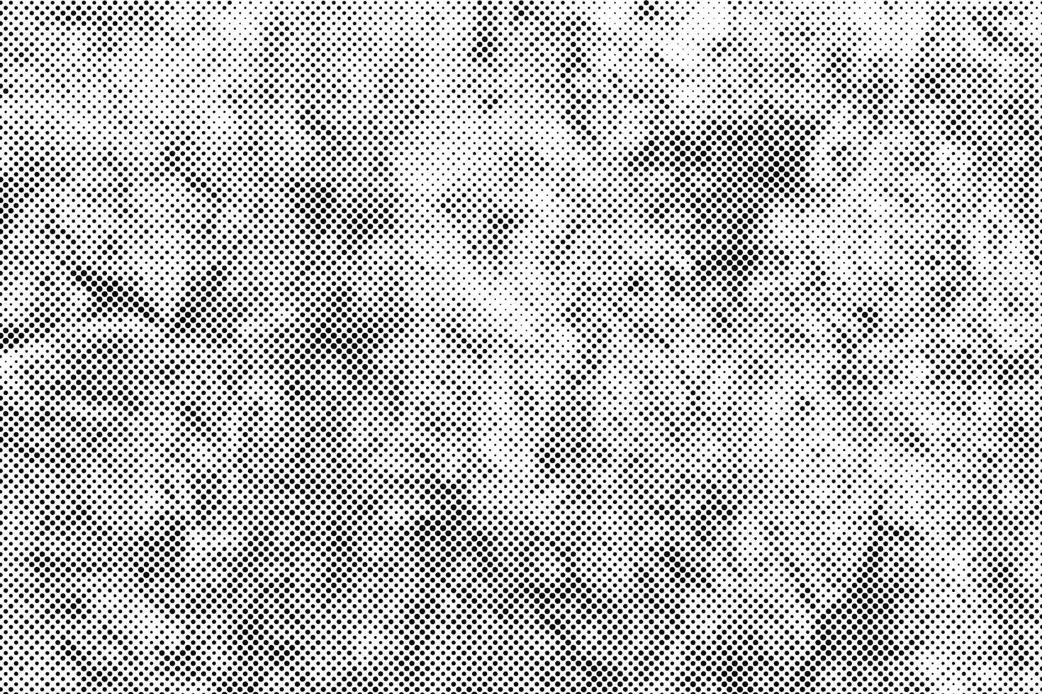 Abstract grunge halftone black dost texture background. vector