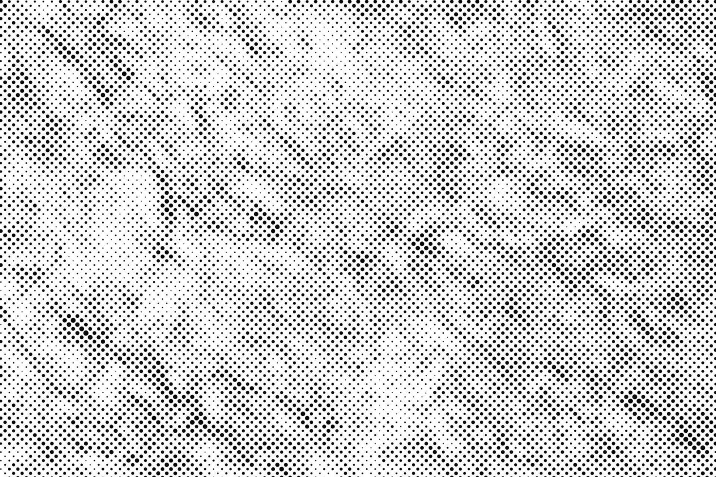 Black halftone pattern texture on white background. vector