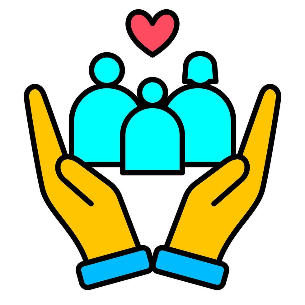 Family happines Icon vector
