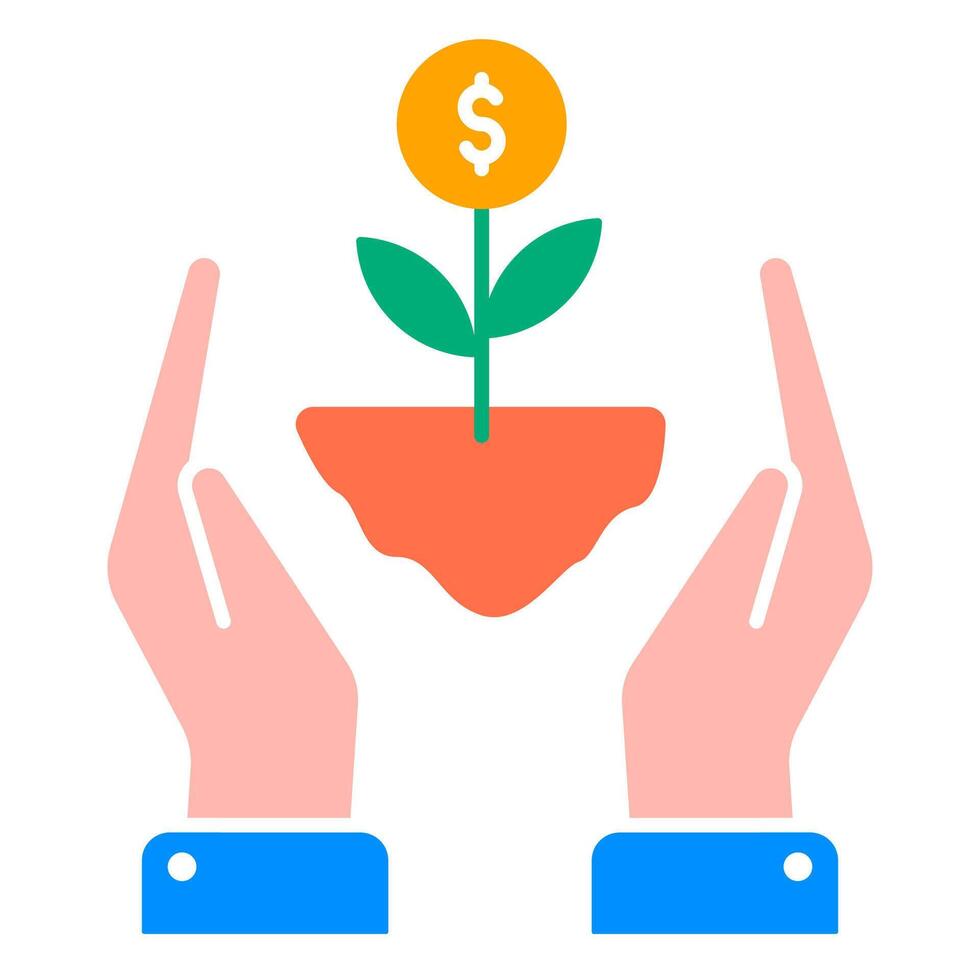 Investment money Icon vector
