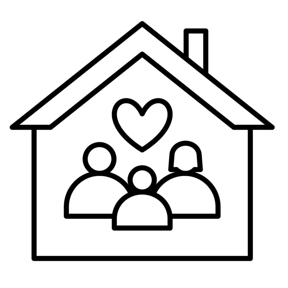 Family happines Icon vector