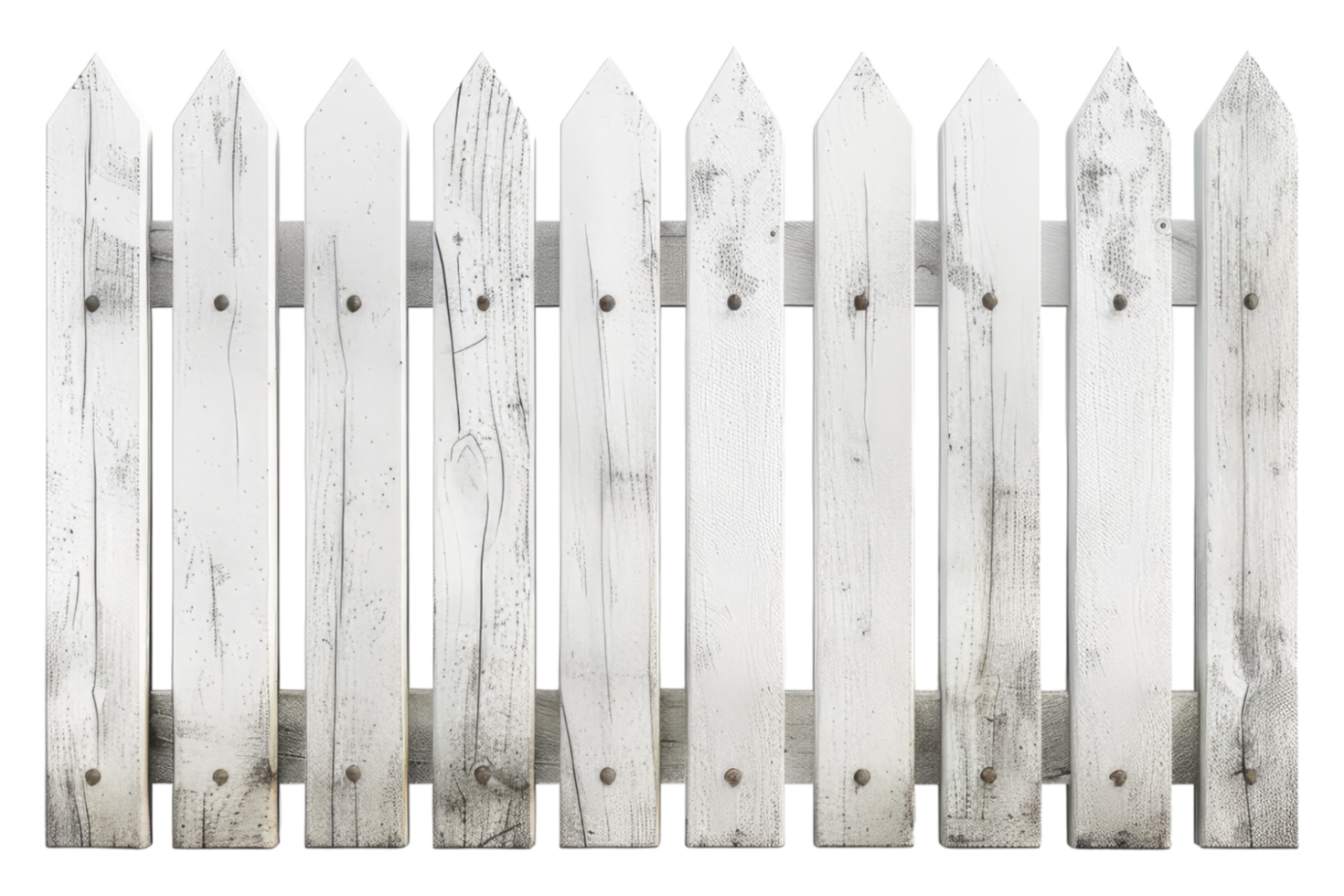 A white picket fence with a black background png