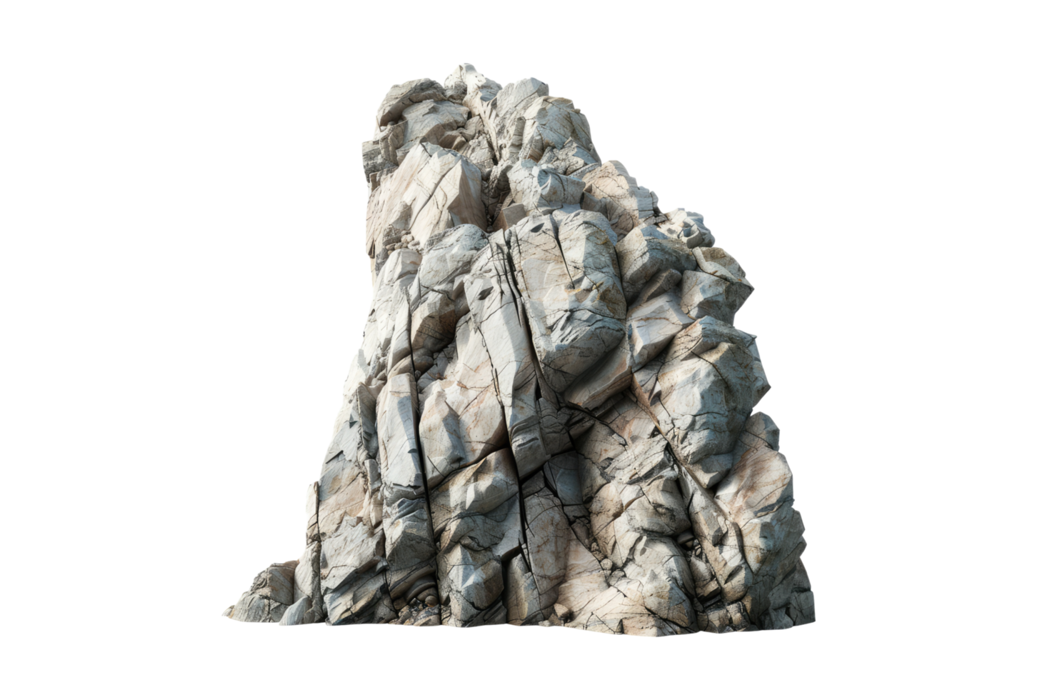 A rock formation on a black background png