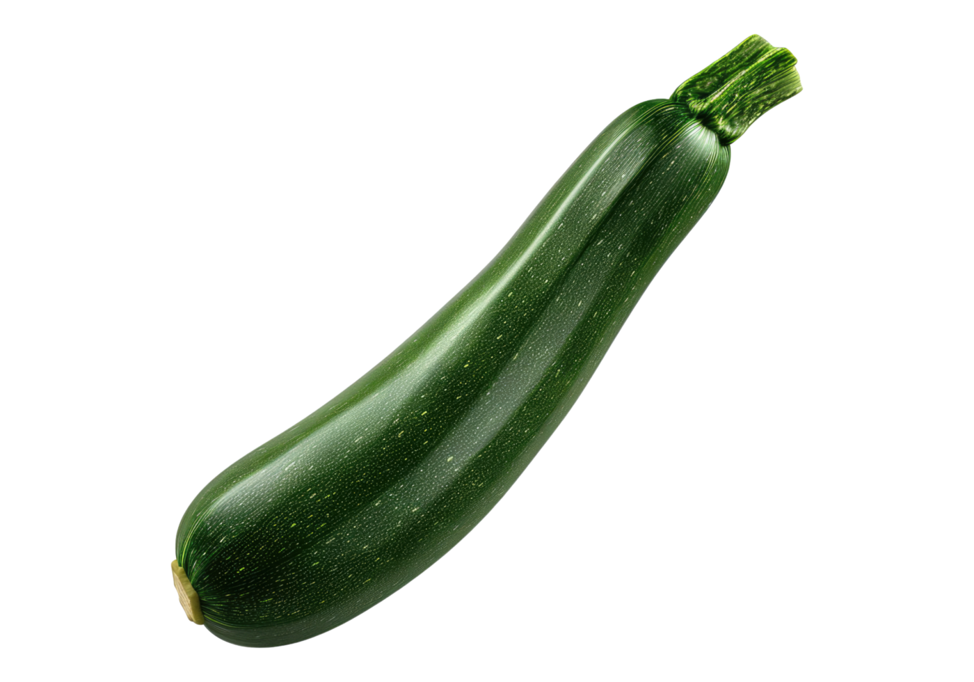 A zucchini is shown on a black background png