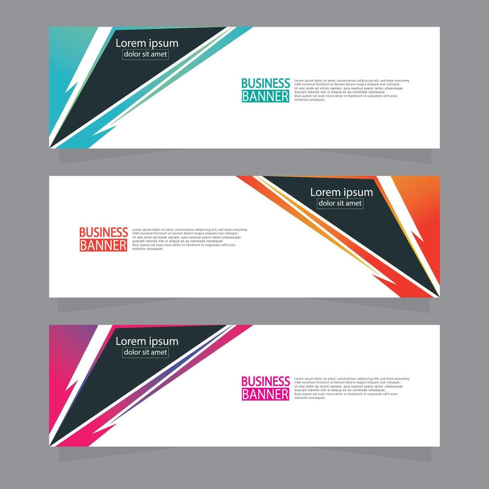 banner template design. modern banner. vector