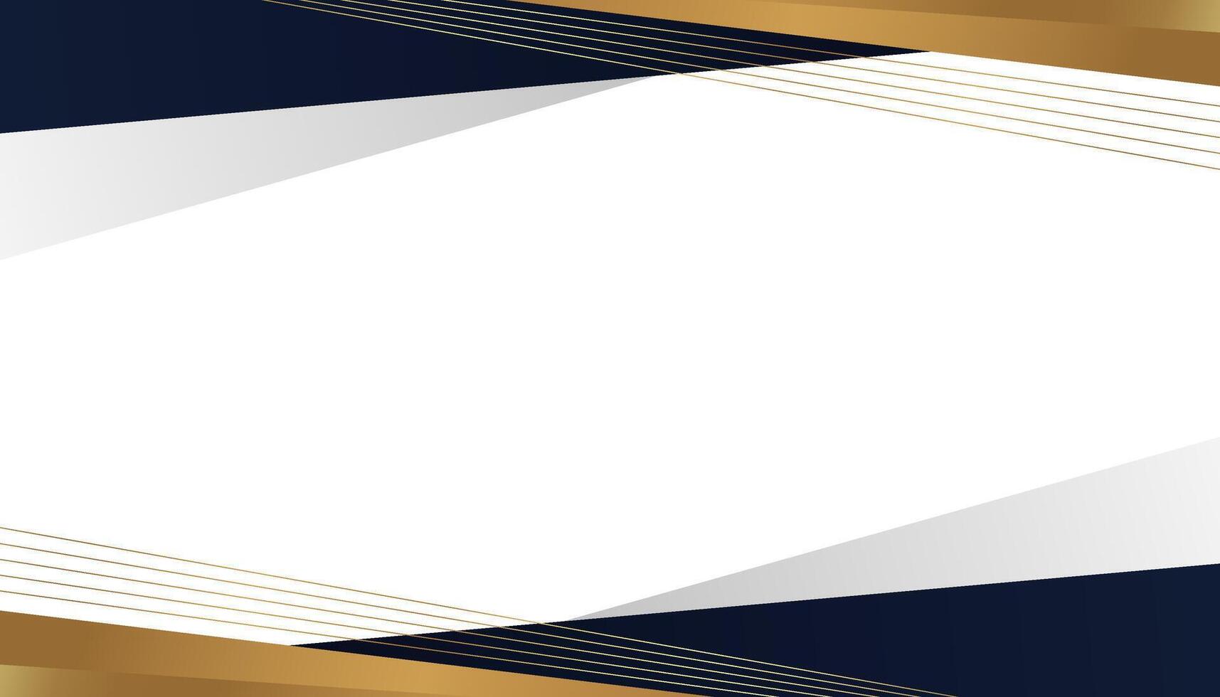 Luxury certificate background in gold, white and blue. Elegant background. vector