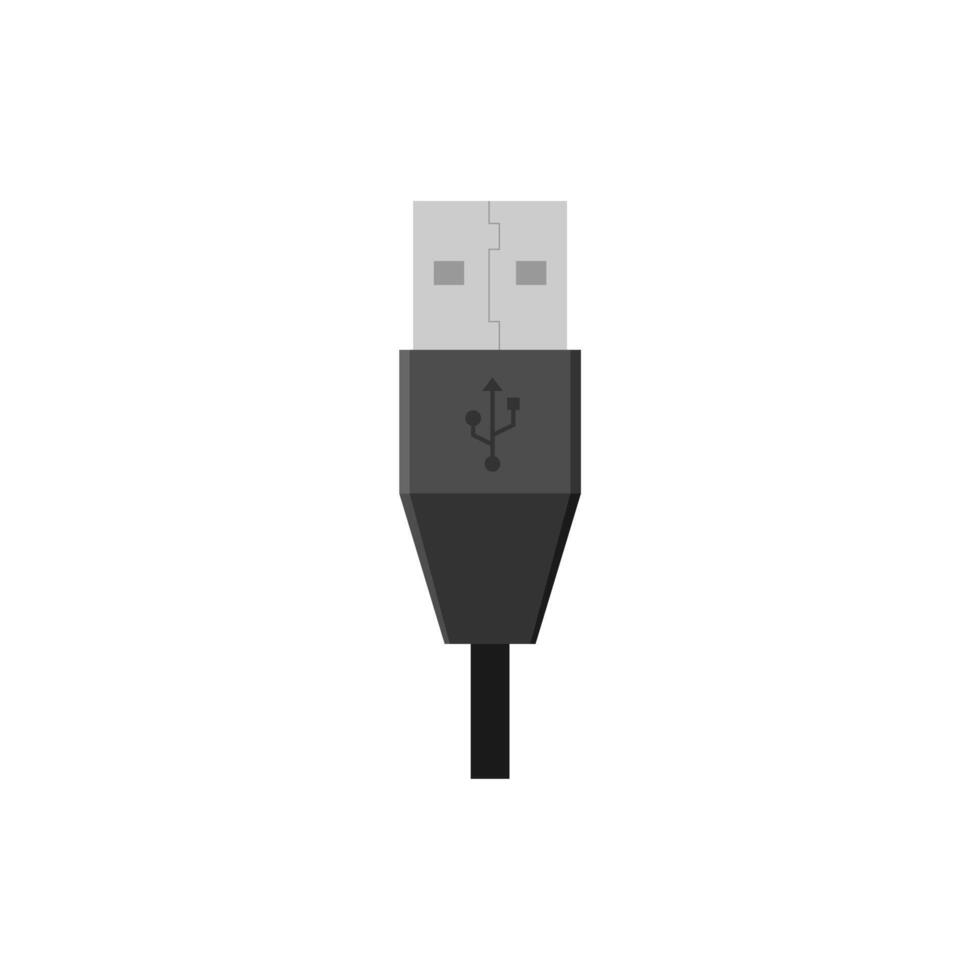Computer micro plug vector