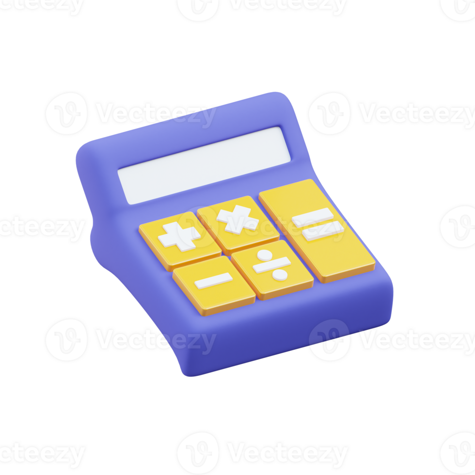 3D Calculator for Business Calculations png