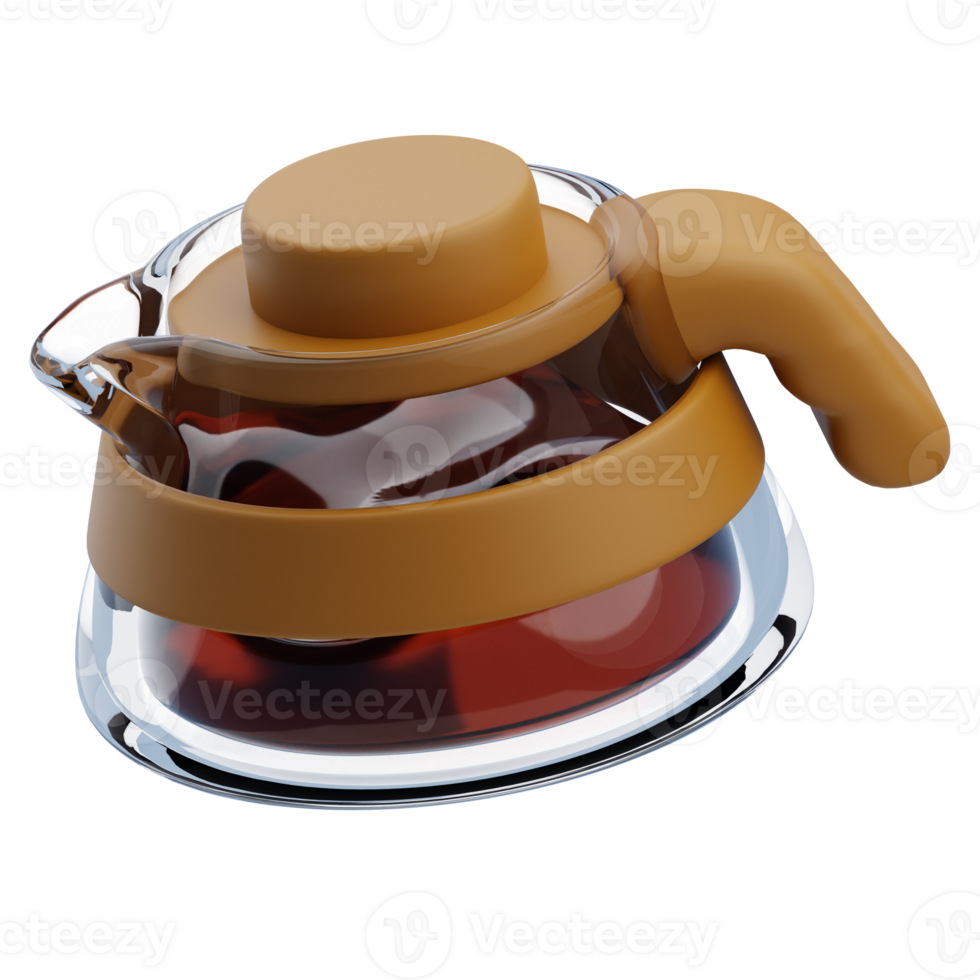 3D Modern Coffee Pot for Cafes png
