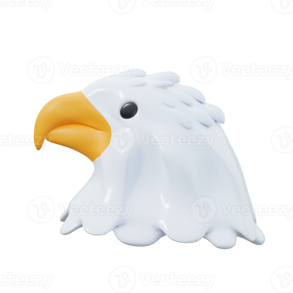 3d Adler Kopf Symbol USA png