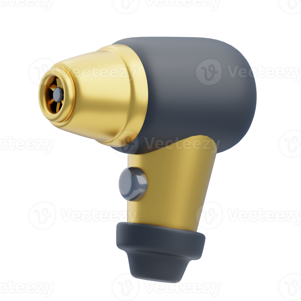 3D Modern Hair Dryer for Stylish Look png