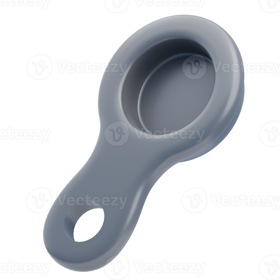 3D Coffee Shop Measuring Scoop Tool png