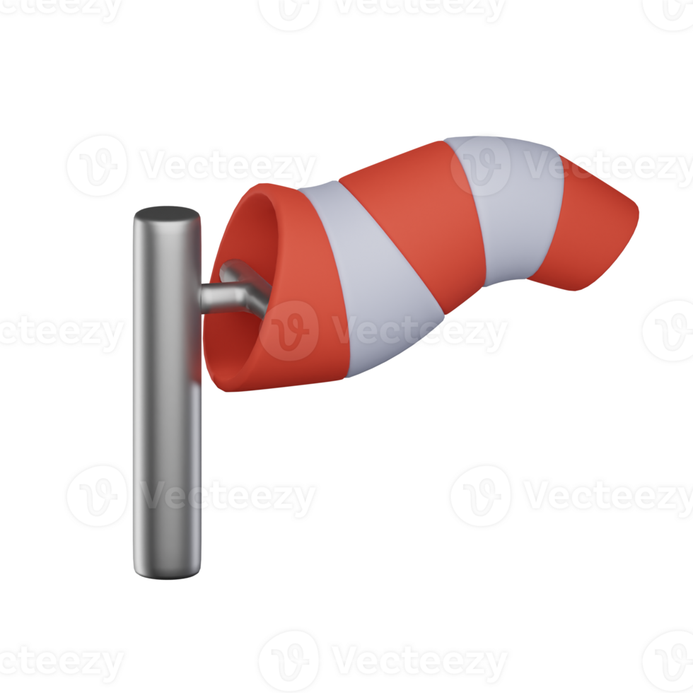 3D Golf Course Wind Direction Indicator png