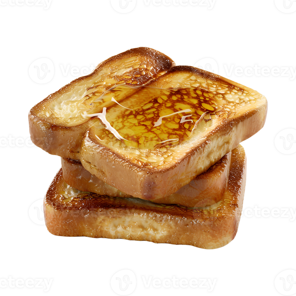 A stack of toasted bread png