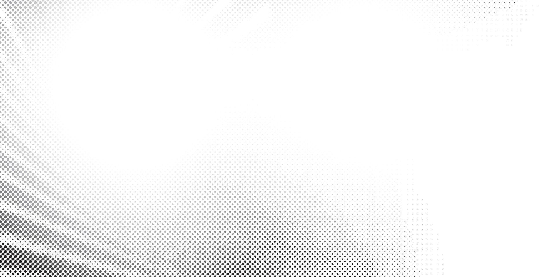 Abstract white and black color background with halftone effect, dot pattern. illustration. vector
