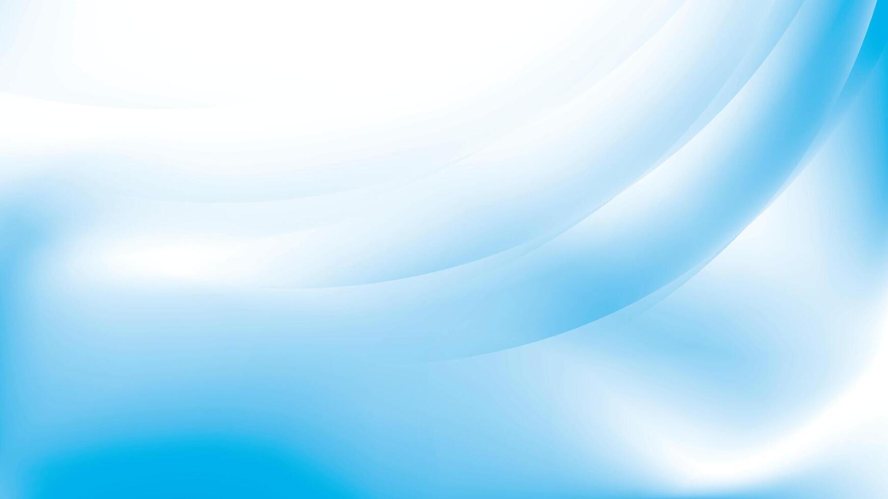 Abstract geometric white and blue color background with curve lines. illustration. vector