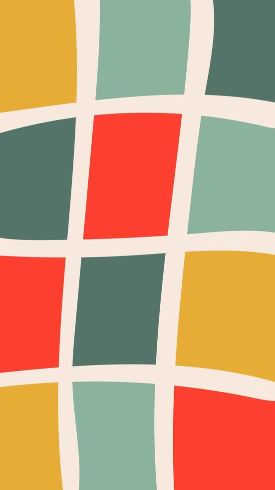 Abstract Checkered Christmas Background vector