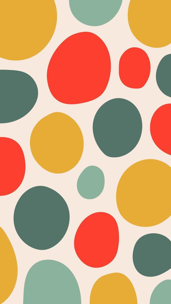 Abstract Polka Dot Christmas Background vector