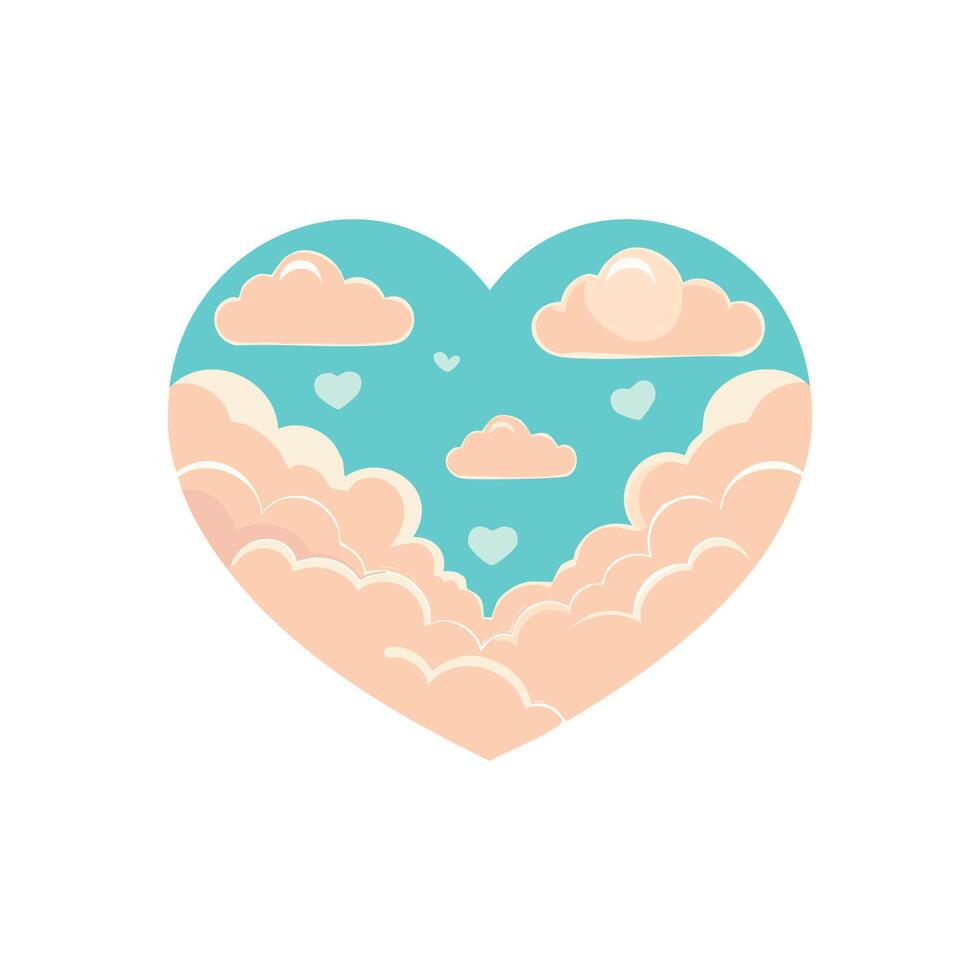 Love in the Clouds vector