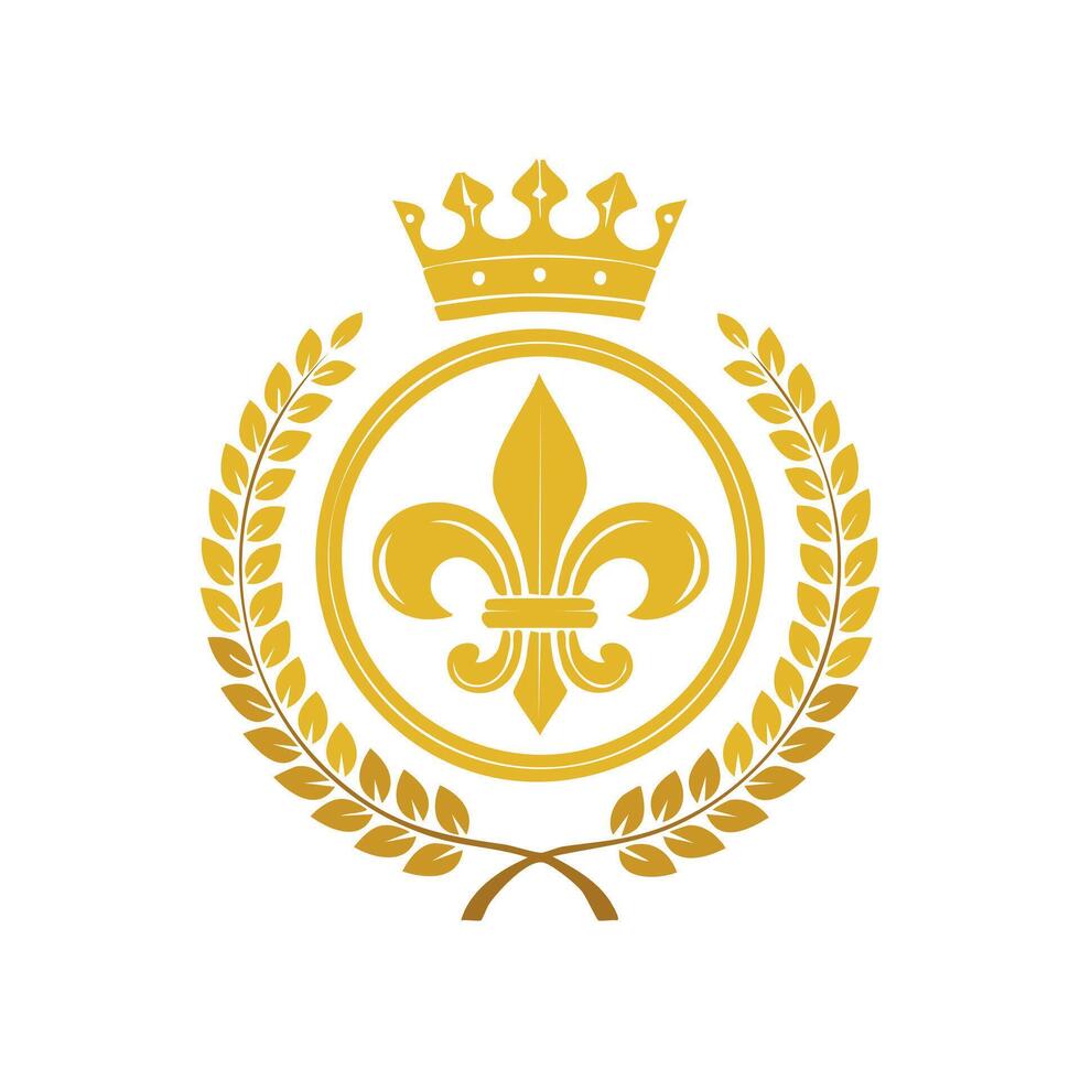 Royal Crest Emblem vector